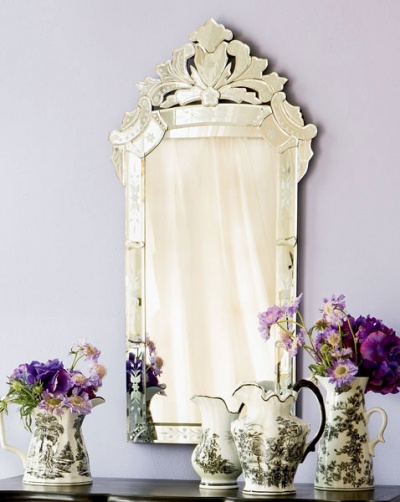 Venetian glass mirror